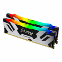 Kingston FURY Renegade RGB - DDR5 - kit - 96 GB: 4 x 16 GB - DIMM 288-pin - 6000 MHz  /  PC5-48000 - CL32 - 1.35 V - unbuffered - non-ECC - black, silver