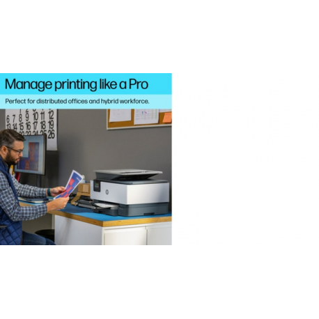 HP Officejet Pro 9120b All-in-One - Multifunction printer - colour - ink-jet - Legal (216 x 356 mm) (original) - A4 / Legal (media) - up to 19 ppm (copying) - up to 20 ppm (printing) - 250 sheets - 33.6 Kbps - USB 2.0, LAN, Wi-Fi(n), USB host - 4