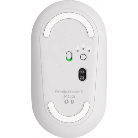 Logitech Pebble 2 Combo - Keyboard and mouse set - wireless - Bluetooth LE - QWERTZ - German - tonal white - 3