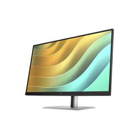 HP E27u G5 - E-Series - LED monitor - 27" (27" viewable) - 2560 x 1440 QHD @ 75 Hz - IPS - 350 cd / m² - 1000:1 - 5 ms - HDMI, DisplayPort, USB-C - black head, black and silver (stand) - 1