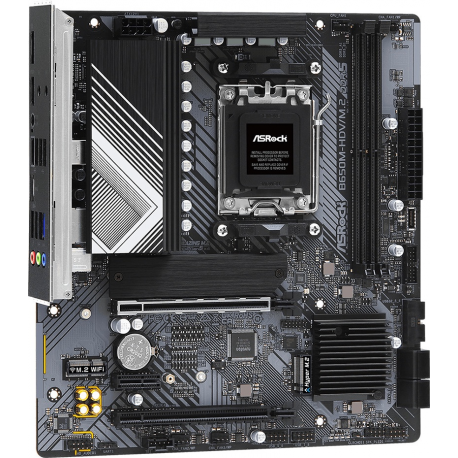 ASRock B650M-HDV/M.2 - motherboard - micro ATX - Socket AM5 - AMD B650 - 6