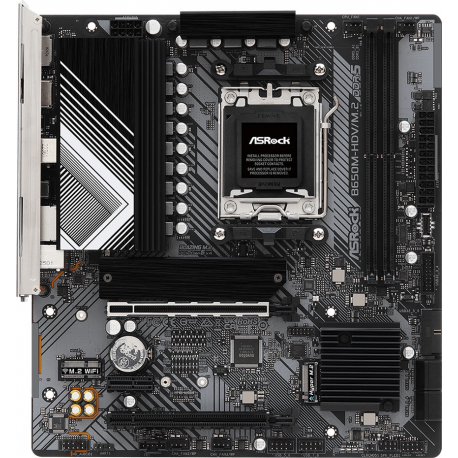 ASRock B650M-HDV/M.2 - motherboard - micro ATX - Socket AM5 - AMD B650 - 10