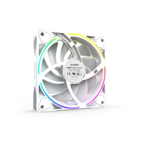 be quiet! Light Wings - Case fan - PWM - 120 mm - white (pack of 3) - 3