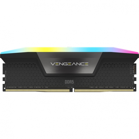 CORSAIR Vengeance RGB - DDR5 - kit - 96 GB: 2 x 48 GB - DIMM 288-pin - 6800 MHz  /  PC5-54400 - CL40 - 1.4 V - unbuffered - on-die ECC - black - 5