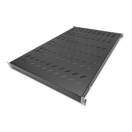 DIGITUS - Rack shelf - black, RAL 9005 - 1U - 19" - 0