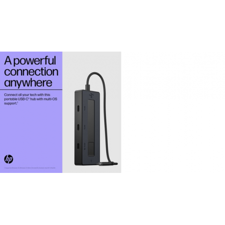 HP - Port replicator - USB-C - DP - Europe - 11
