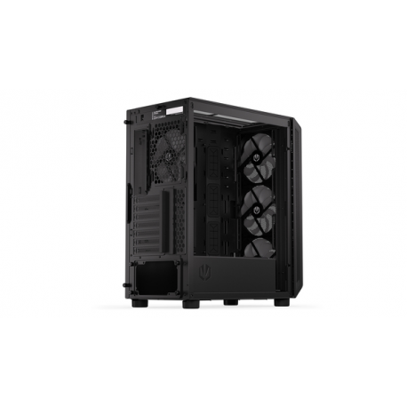 Endorfy Arx 500 ARGB - PC case - ATX - windowed side panel (tempered glass) - no power supply - black - USB / Audio - 6
