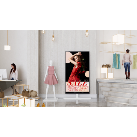 Sony Bravia Professional Displays FW-55BZ40L - 55" Diagonal Class BZ40L Series LED-backlit LCD display - digital signage - Android TV - 4K UHD (2160p) 3840 x 2160 - HDR - Direct LED - 16