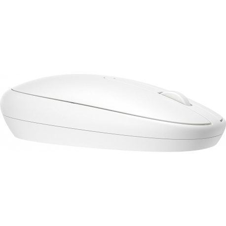 HP 240 - Mouse - right and left-handed - optical - 3 buttons - wireless - Bluetooth 5.1 - lunar white - 1