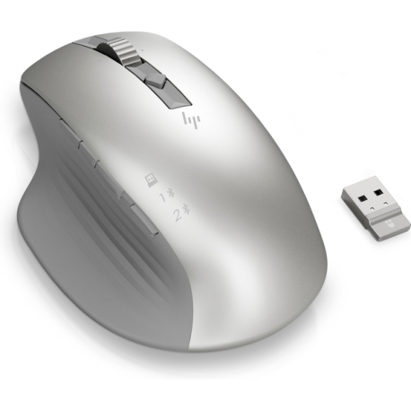 HP Creator 930 - Mouse - 10 buttons - wireless - Bluetooth - silver - for OMEN by HP Laptop 16; Victus by HP Laptop 16; Laptop 15, 17; Pavilion Plus Laptop 14 - 15