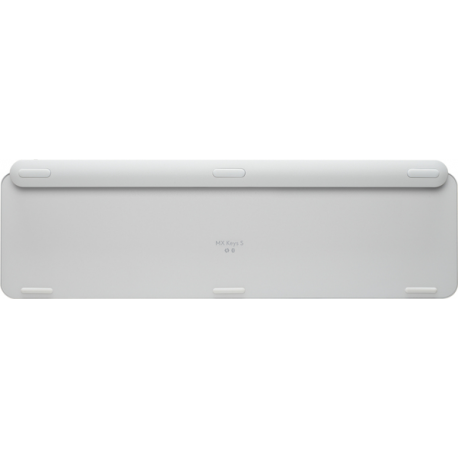Logitech MX Keys S - Keyboard - backlit - wireless - Bluetooth LE - QWERTY - Nordic (Danish/Finnish/Norwegian/Swedish) - key switch: Scissor-Key - pale grey - 2