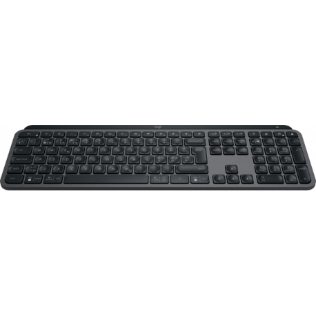 Logitech MX Keys S - Keyboard - backlit - wireless - Bluetooth LE - QWERTY - Nordic (Danish/Finnish/Norwegian/Swedish) - key switch: Scissor-Key - graphite - 1