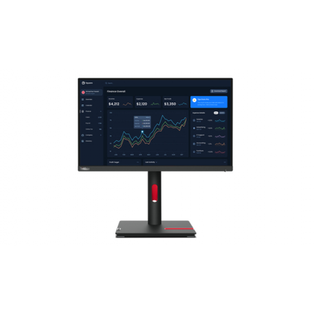Lenovo ThinkVision T22i-30 - LED monitor - 21.5" - 1920 x 1080 Full HD (1080p) @ 60 Hz - IPS - 250 cd / m² - 1000:1 - 4 ms - HDMI, VGA, DisplayPort - raven black - for ThinkCentre neo 70t 11YU; ThinkPad P15 Gen 2 20YQ - 4