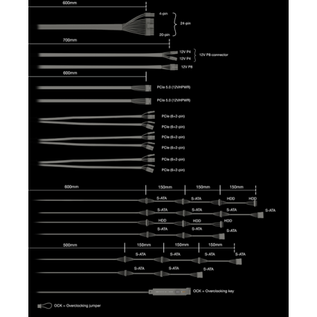 be quiet! Dark Power Pro 13 1300W - Power supply (internal) - ATX12V 3.0 /  EPS12V 2.92 - 80 PLUS Titanium - AC 115-240 V - 1300 Watt - active PFC - Europe - black - 3