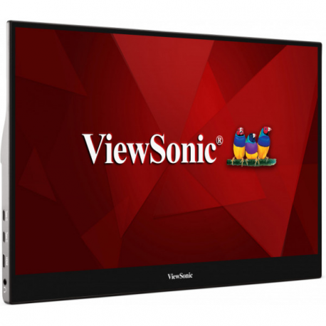 ViewSonic TD1655 - LED monitor - 15.6" - touchscreen - 1920 x 1080 Full HD (1080p) - TN - 250 cd / m² - 800:1 - 6.5 ms - HDMI, 2xUSB-C - speakers - 15