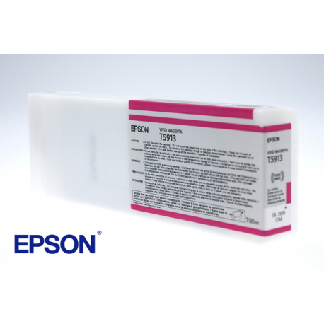 Epson T5913 - 700 ml - vivid magenta - original - ink cartridge - for Stylus Pro 11880, Pro 11880 AGFA, Pro 11880 Xerox - 0