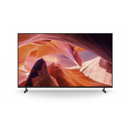 Sony Bravia Professional Displays FWD-75X80L - 75" Diagonal Class (74.5" viewable) - X80L Series LED-backlit LCD display - with TV tuner - digital signage - Smart TV - Google TV - 4K UHD (2160p) 3840 x 2160 - HDR - frame blinking, Direct LED - black - 9