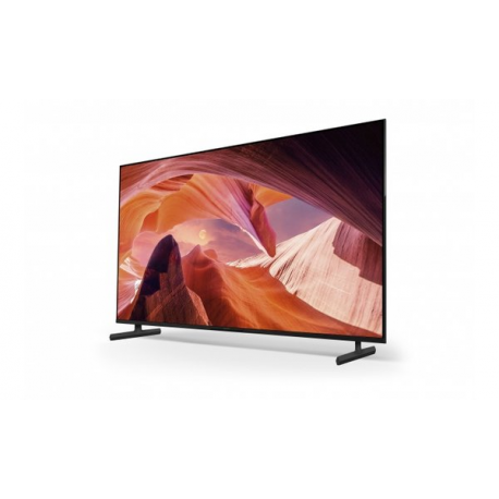 Sony Bravia Professional Displays FWD-65X80L - 65" Diagonal Class (64.5" viewable) - X80L Series LED-backlit LCD display - with TV tuner - digital signage - Smart TV - Google TV - 4K UHD (2160p) 3840 x 2160 - HDR - frame blinking, Direct LED - black - 7
