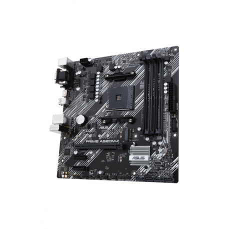 ASUS PRIME A520M-A II / CSM - Motherboard - micro ATX - Socket AM4 - AMD A520 Chipset - USB 3.2 Gen 1 - Gigabit LAN - onboard graphics (CPU required) - HD Audio (8-channel) - 7