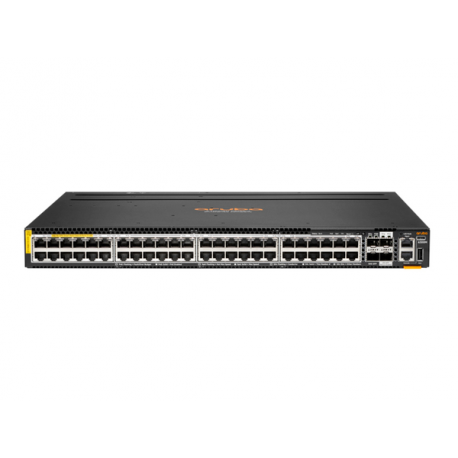 HPE Aruba 6300M - Switch - L3 - Managed - 48 x 100/1000/2.5G/5G (PoE++) + 2 x 1 Gigabit / 10 Gigabit / 25 Gigabit SFP + 2 x 10 Gigabit / 25 Gigabit / 50 Gigabit SFP (uplink / stacking) - front and side to back - rack-mountable - PoE++ - 0