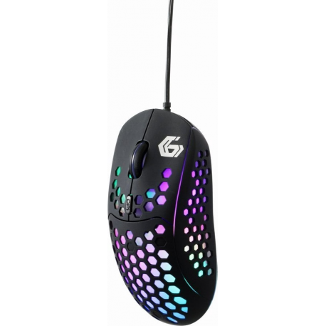 Gembird MUSG-RAGNAR-RX400 - Mouse - optical - 6 buttons - wired - USB 2.0 - giftbox with transparent window - 0