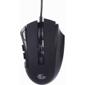 Gembird GMB Gaming MUSG-RAGNAR-RX500 - Mouse - gaming, RGB backlighted - ergonomic - 10 buttons - wired - USB 2.0 - giftbox with transparent window