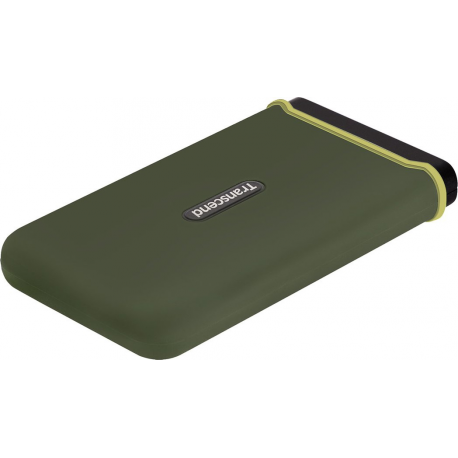 Transcend ESD380C - SSD - 4 TB - external (portable) - USB 3.2 Gen 2x2 - military green - 1