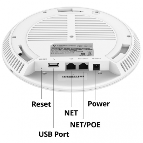 Grandstream GWN7630 - Radio access point - Wi-Fi 5 - 2.4 GHz, 5 GHz - 5