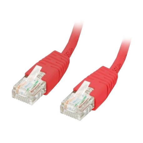 Equip Life - Patch cable - RJ-45 (M) to RJ-45 (M) - 1 m - UTP - CAT 6 - molded, stranded - red - 0