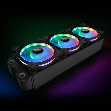 Thermaltake Riing Duo 14 RGB Radiator Fan TT - Premium Edition - case fan - 140 mm (pack of 3) - 12