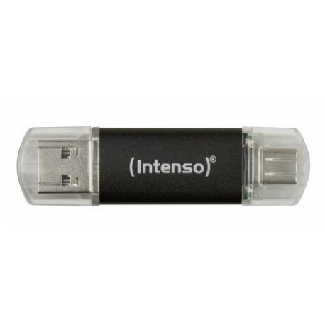 Intenso Twist Line - USB flash drive - 128 GB - USB 3.2 Gen 1 / USB-C - anthracite - 0