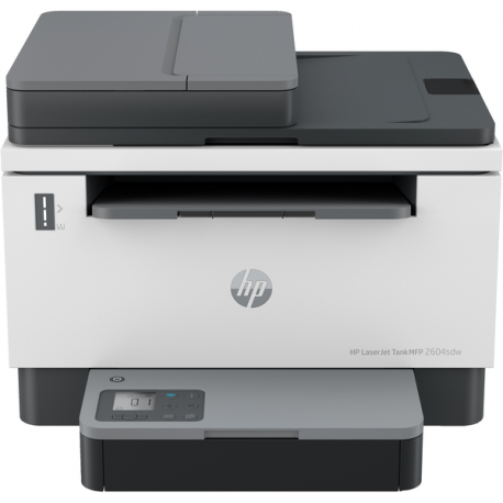 HP LaserJet Tank MFP 2604sdw - Multifunction printer - B / W - laser - refillable - 216 x 297 mm (original) - A4 / Legal (media) - up to 14 ppm (copying) - up to 22 ppm (printing) - 250 sheets - USB 2.0, LAN, Wi-Fi(n), Bluetooth - 0