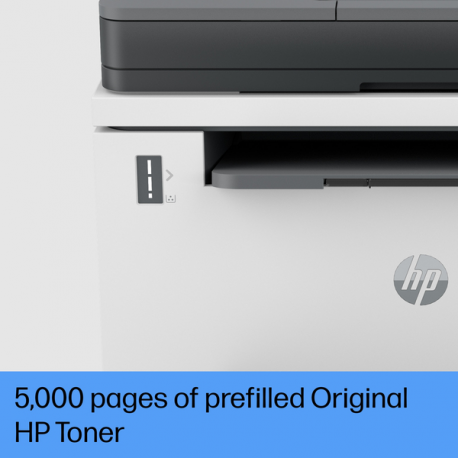 HP LaserJet Tank MFP 2604sdw - Multifunction printer - B / W - laser - refillable - 216 x 297 mm (original) - A4 / Legal (media) - up to 14 ppm (copying) - up to 22 ppm (printing) - 250 sheets - USB 2.0, LAN, Wi-Fi(n), Bluetooth - 5