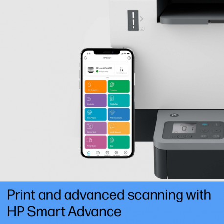 HP LaserJet Tank MFP 2604sdw - Multifunction printer - B / W - laser - refillable - 216 x 297 mm (original) - A4 / Legal (media) - up to 14 ppm (copying) - up to 22 ppm (printing) - 250 sheets - USB 2.0, LAN, Wi-Fi(n), Bluetooth - 9