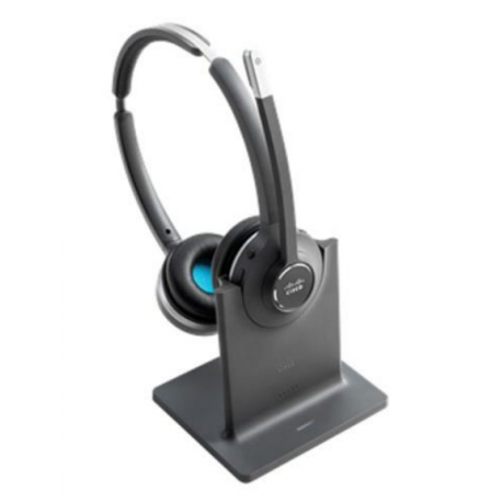 Cisco 562 Wireless Dual - Headset - on-ear - DECT - wireless - with Standard Base Station - for Cisco DX70, DX80; IP Phone 68XX; Webex Board 55, Board 70, Board 85, Room 55, Room 70 - 0