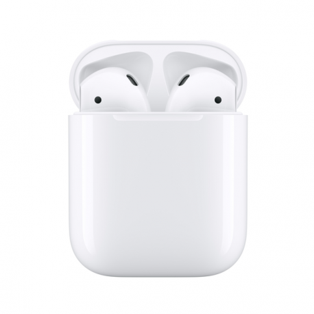 Apple AirPods with Charging Case - 2nd generation - true wireless earphones with mic - ear-bud - Bluetooth - 0