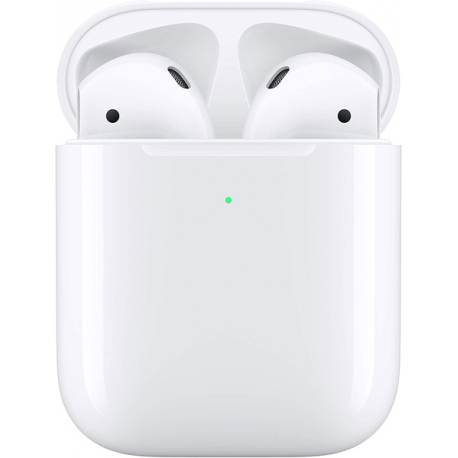 Apple AirPods with Charging Case - 2nd generation - true wireless earphones with mic - ear-bud - Bluetooth - 4