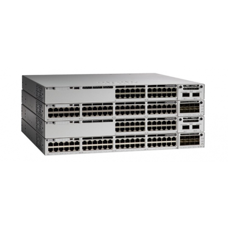 Cisco Catalyst 9300X - Network Essentials - switch - L3 - Managed - 12 x 1 / 10 / 25 Gigabit SFP28 - rack-mountable - 0