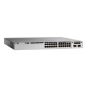 Cisco Catalyst 9300 - Network Essentials - switch - Managed - 24 x 100 / 1000 / 2500 / 5000 / 10000 (UPOE) - rack-mountable - UPOE (560 W)