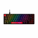 HyperX Alloy Origins 65 - Keyboard - backlit - USB-C - QWERTY - Nordic - key switch: HyperX Red - black