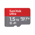 SanDisk Ultra - Flash memory card (microSDXC to SD adapter included) - 1.5 TB - A1 / UHS Class 1 / Class10 - microSDXC UHS-I