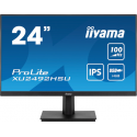 iiyama ProLite XU2492HSU-B6 - LED monitor - 24" (23.8" viewable) - 1920 x 1080 Full HD (1080p) @ 100 Hz - IPS - 250 cd / m² - 1300:1 - 0.4 ms - HDMI, DisplayPort - speakers - matte black