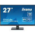 iiyama ProLite XUB2792HSU-B6 - LED monitor - 27" - 1920 x 1080 Full HD (1080p) @ 100 Hz - IPS - 250 cd / m² - 1300:1 - 0.4 ms - HDMI, DisplayPort - speakers - matte black