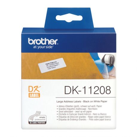 Brother DK-11208 - address labels - 1