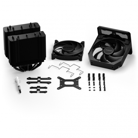 be quiet! Dark Rock PRO 5 - Processor cooler - (for: LGA1155, LGA1150, LGA1151, AM4, LGA1200, LGA1700, AM5) - aluminium and copper - 135 mm - black - 8