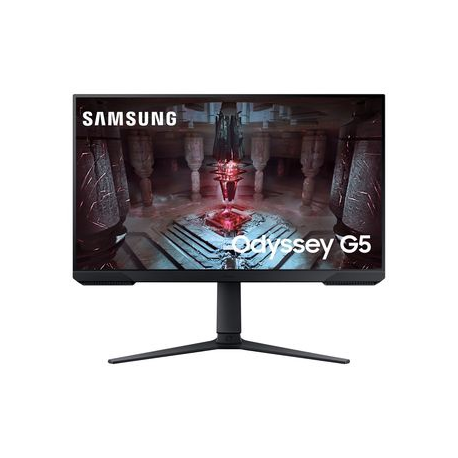 Samsung Odyssey G5 S27CG510EU - G51C Series - LED monitor - 27" - 2560 x 1440 QHD @ 165 Hz - VA - 300 cd / m² - 3000:1 - HDR10 - 1 ms - 2xHDMI, DisplayPort - black - 0