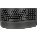 Logitech Wave Keys for Business - Keyboard - wireless - Bluetooth 5.1 LE - QWERTY - graphite