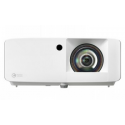 Optoma UHZ35ST - DLP projector - laser - portable - 3D - 3500 lumens - 3840 x 2160 - 16:9 - 4K - white