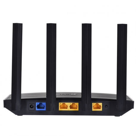 Wireless Router|TP-LINK|Wireless Router|1500 Mbps|Wi-Fi 6|1 WAN|3x10/100/1000M|Number of antennas 4|ARCHERAX12 - 6