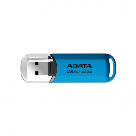 ADATA Classic Series C906 - USB flash drive - 32 GB - USB 2.0 - blue - 0